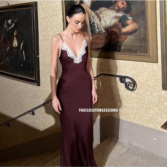 RARE!!! ZARA BLOGGER FAVE!!! Satin Effect Maxi Dress NWT - Picture 16 of 17